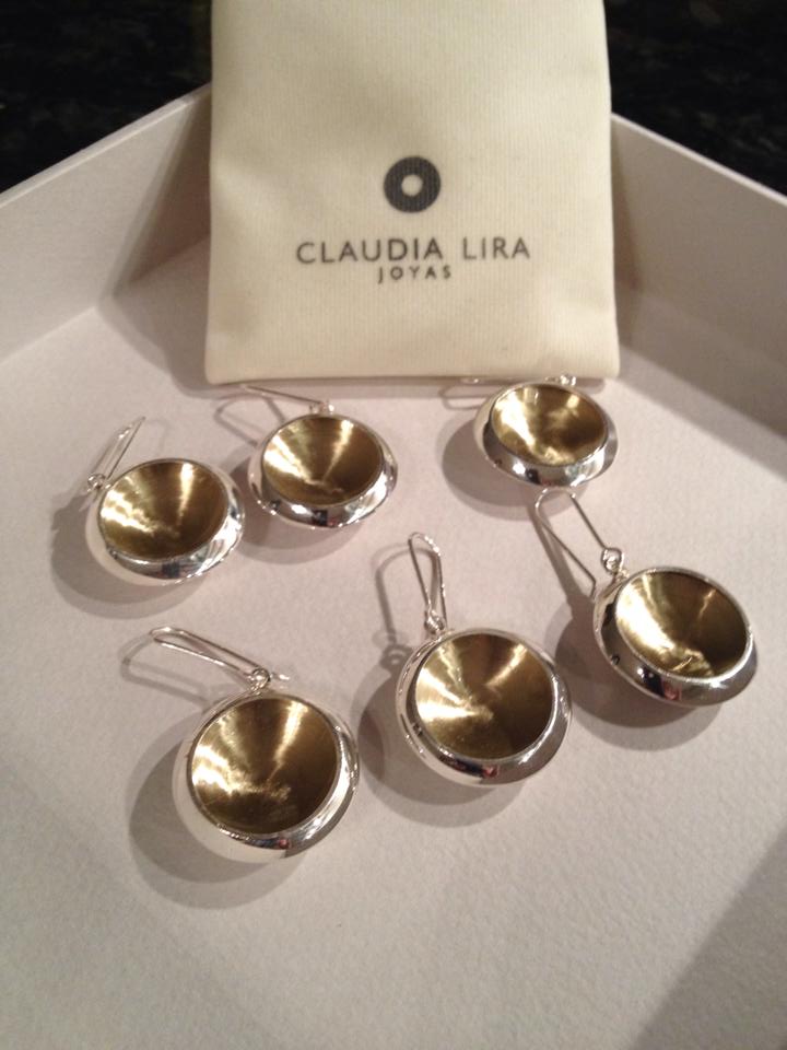 Claudia Lira Jewelry - Magma Earrings Silver and Bronze