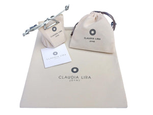 Claudia Lira Jewelry - Dangle Drop Hook Earring / Silver