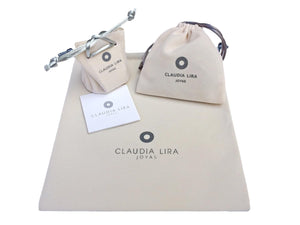 Claudia Lira Jewelry- Mix Parox Earrings brushed-silver