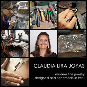 Claudia Lira Jewelry - Magma Earrings Silver and Bronze