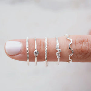 Claudia Navarro Jewelry- Ring Onda / Silver