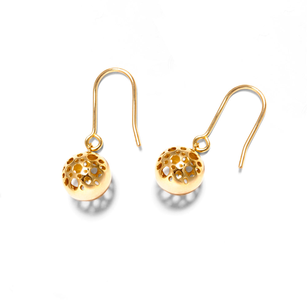 Claudia Lira Jewelry- Parox Earrings polished-gold