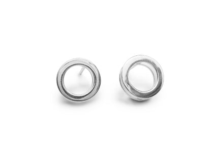 Claudia Lira Jewelry- Link earrings / Silver