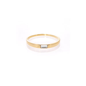 Claudia Navarro Jewelry- Ring Baguette / Gold