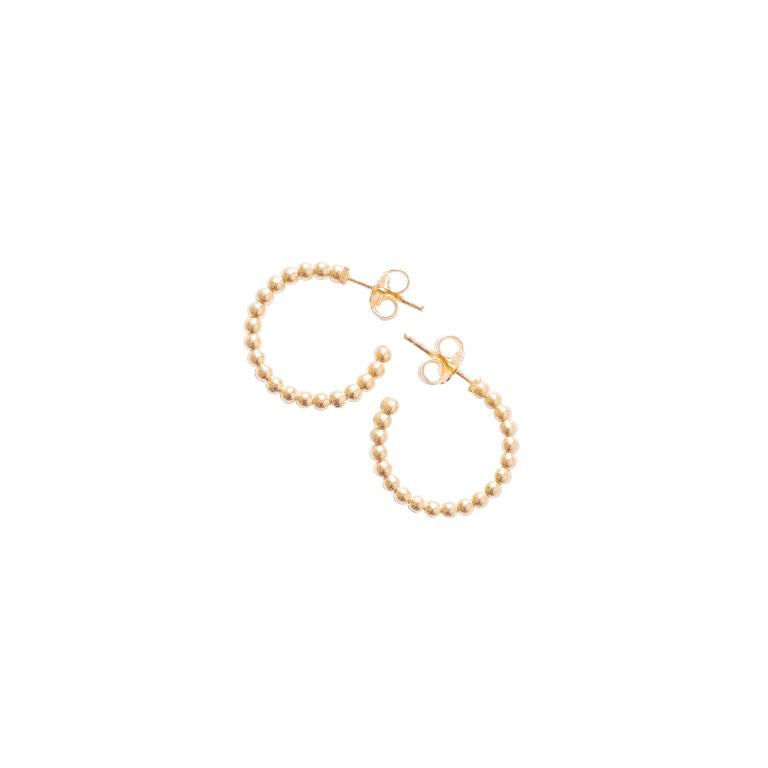 Claudia Navarro Jewelry- Hoop Dots / Gold