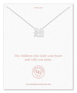 Claudia Navarro Jewelry- Necklace Kids (Boy+Girl) / Silver