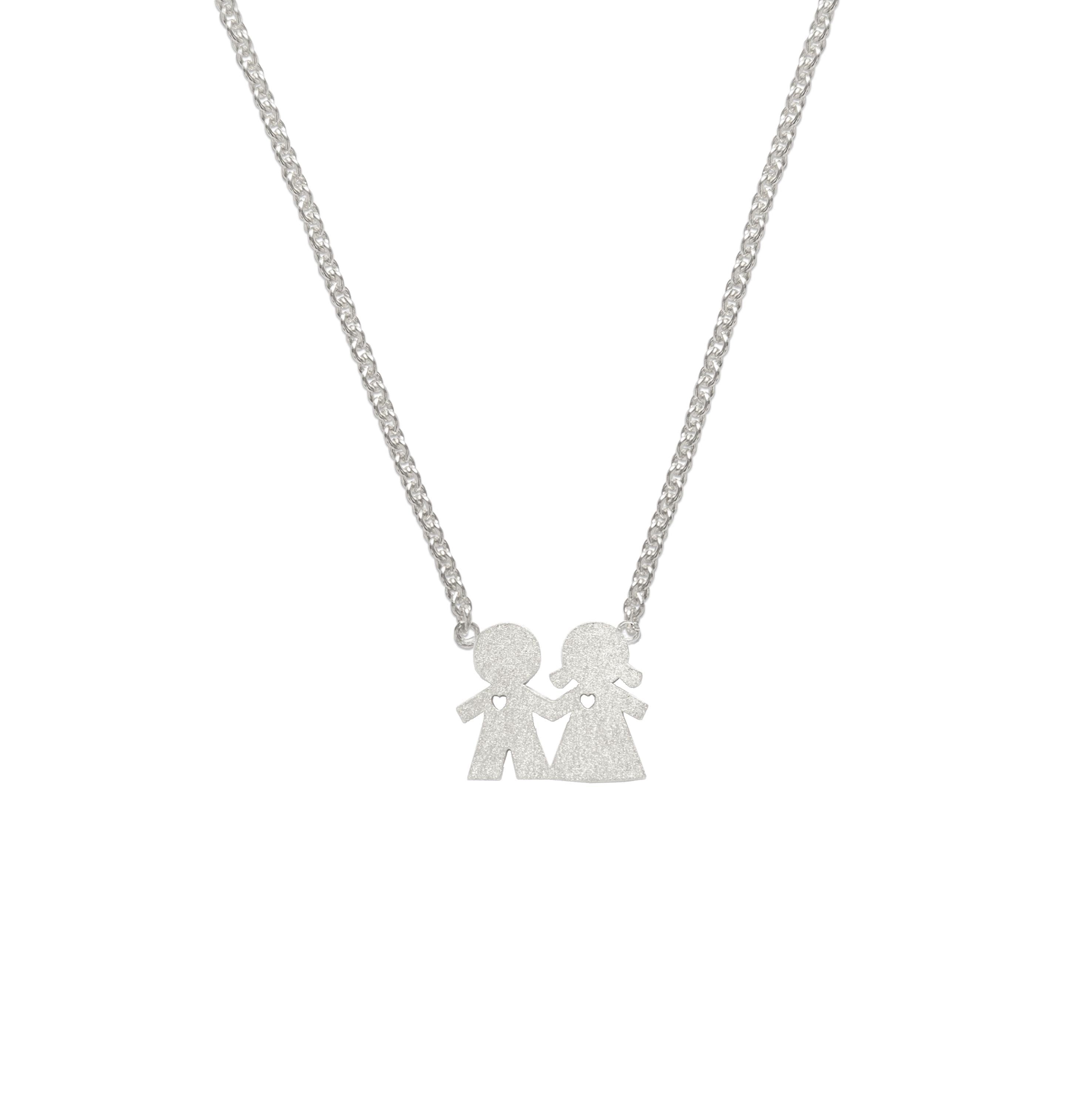 Claudia Navarro Jewelry- Necklace Kids (Boy+Girl) / Silver