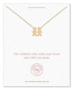 Claudia Navarro Jewelry- Necklace  Kids (two boys) / Gold