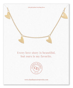 Claudia Navarro Jewelry- Necklace Amour / Gold