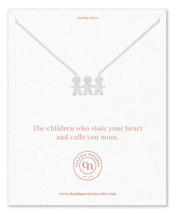Claudia Navarro Jewelry- Necklace Kids (three boys) / Silver
