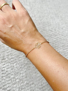 Claudia Navarro Jewelry- Bracelet Rosa / Gold