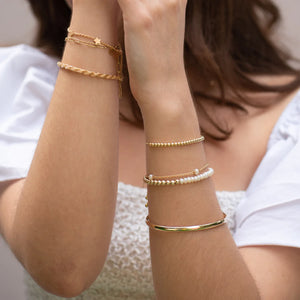 Claudia Navarro Jewelry - Bangle Flex M Gold