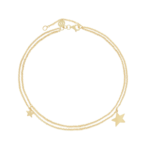 Claudia Navarro Jewelry- Ankle chain  Wish / Gold