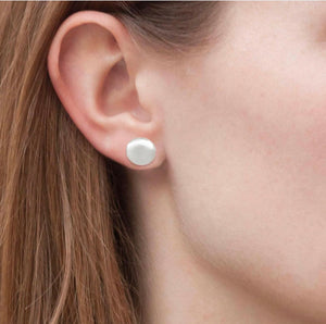 Claudia Lira Jewelry - Moon Earrings / Silver