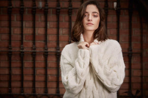 Clio Knitwear- White Sweater