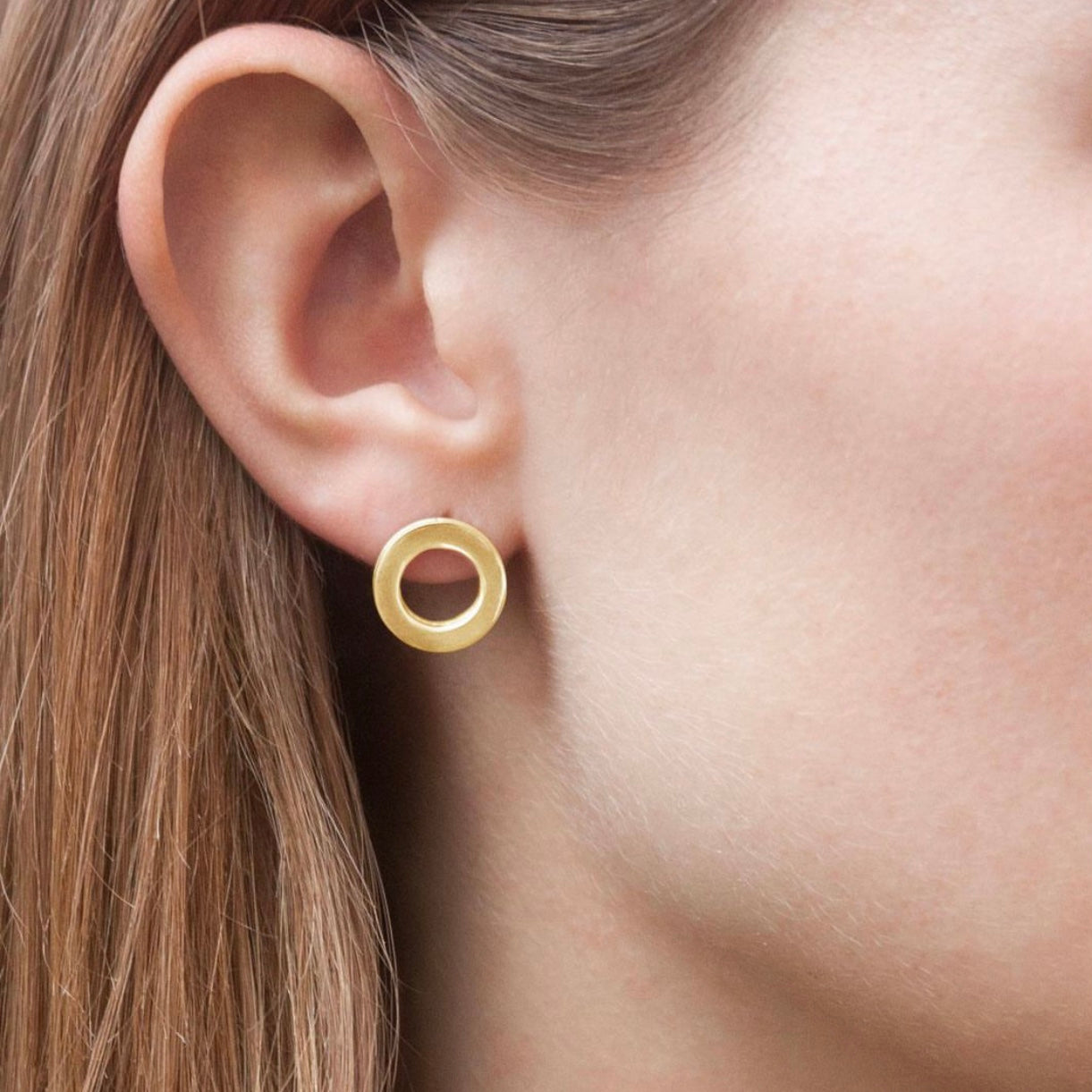 Claudia Lira Jewelry- Link Earrings / Gold
