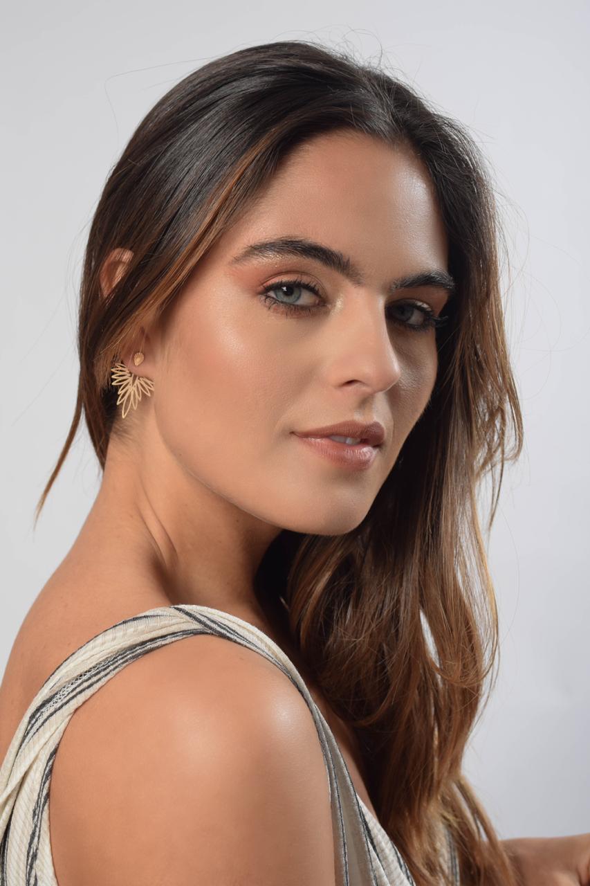 Claudia Navarro Jewelry- Earjacket Peacock / Gold